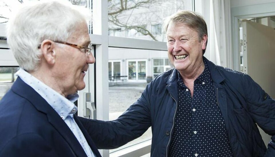 Åge Fridtjof Hareide og Morten Olsen. Foto: Claus Bech/Scanpix. Åge Fridtjof Hareide og Morten Olsen. Foto: Claus Bech/Scanpix.