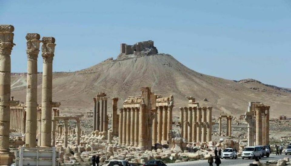 Palmyras kendte, romerske teater blev brugt til offentligt henrettelser af Islamisk Stat. Foto: Joseph Eid/AFP