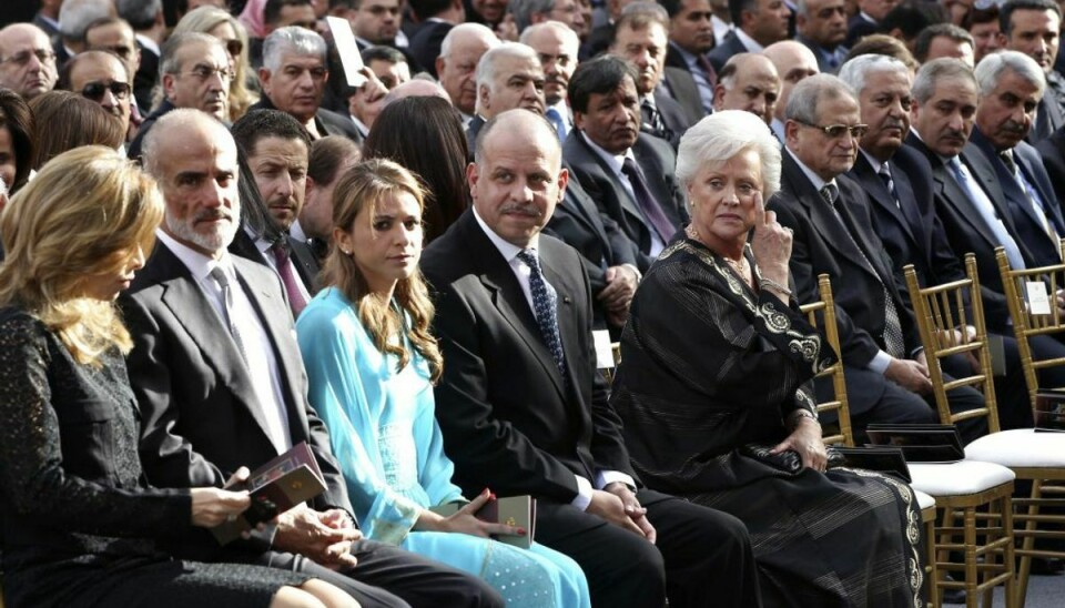 Prins af Jordan, prins Muhammad bin Talal (i forgrunden af billedet), er død i en alder af 80 år. Foto: Muhammad Hamed/REUTERS