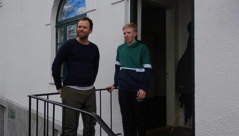 Mads Søbye Helbo og sønnen Pelle. Foto: Morten Hermansen Mads Søbye Helbo og sønnen Pelle. Foto: Morten Hermansen