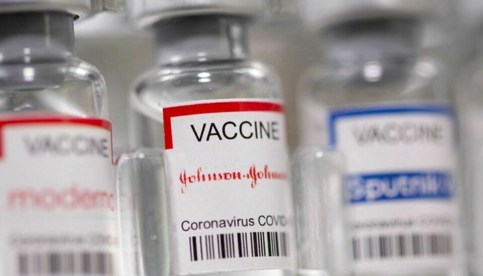 Det er vaccinen fra Johnson & Johnson, der ikke kommer på det danske vaccineprogram. Arkivfoto: Ritzau Scanpix.