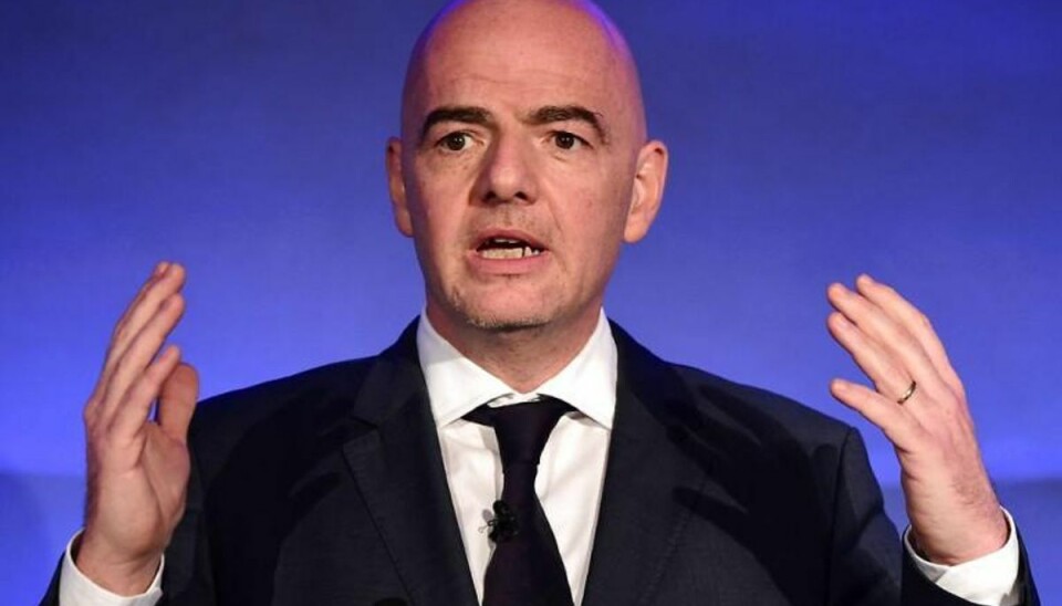 DBU vil støtte Infantino ved Fifa-præsidentvalg Gianni Infantino bliver DBUs bud på næste FIFA-præsident. Arkivfoto: LEON NEAL/Scanpix