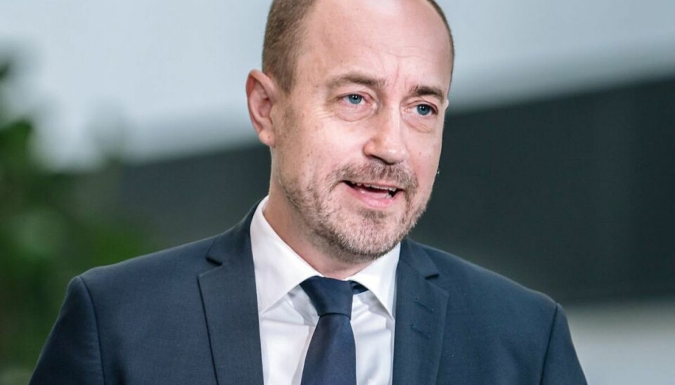 Heunicke med vaccineløfte Magnus Heunicke er glad for vacciner til OL-deltagere. Foto: Scanpix.