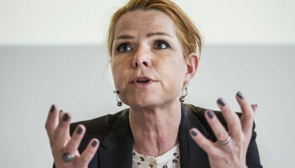 Støjberg til SF: Mit integrationsprojekt er også blødt Udlændinge- og integrationsminister Inger Støjberg (V) har søndag debatteret integrationspolitik med SF’s formand, Pia Olsen Dyhr, på partiets landsmøde. Arkivfoto. Foto: Nikolai Linares/Scanpix