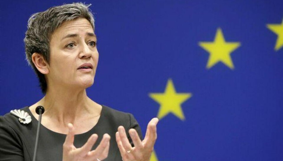 EU og konkurrencekommissær Margrethe Vestager har flere sager kørende mod teknologikæmpen Google. Foto: Gary Cameron/Reuters