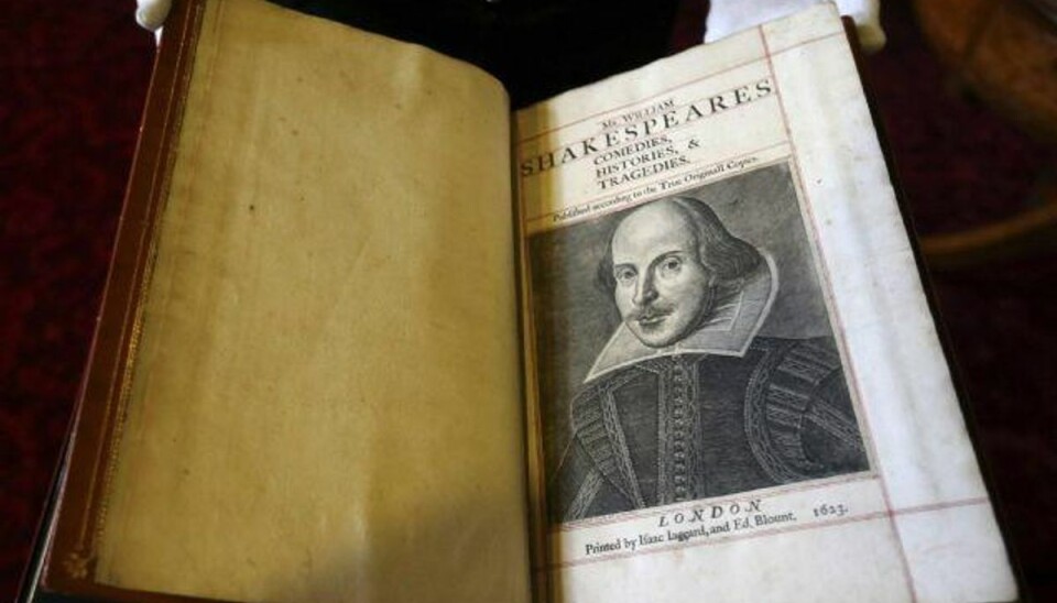 Hele verden fejrer William Shakespeare: Hamlets “far” døde for 400 siden Lørdag er det 400 år, siden at William Shakespeare døde. Arkivfoto Foto: Russell Cheyne/Reuters