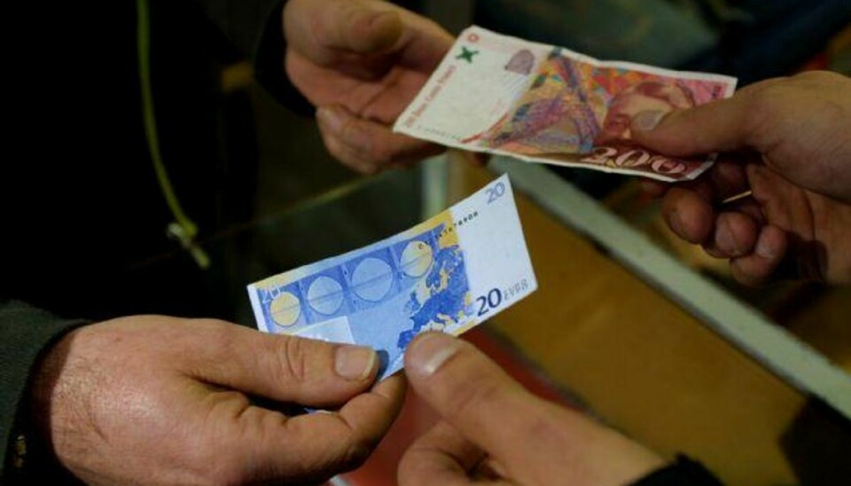 Falske eurosedler er i omløb i Esbjerg efter et bryllup lørdag. Foto: Colourbox.com/Colourbox.com