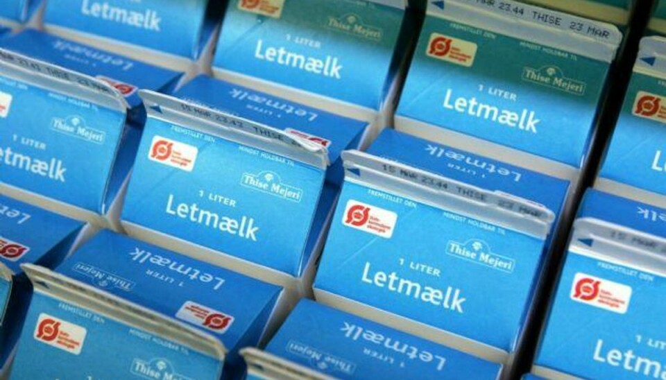 Det er især økovarer som mælk, danskerne er vilde med. Foto: Morten Dueholm/Scanpix