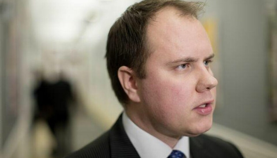 DF bifalder anbefaling: Brug udviklingsbistand i flygtninges nærområder Udlændingeordfører Martin Henriksen (DF) så helst, at man afviste alle flygtninge ved grænsen. Foto: Jens Astrup/Scanpix