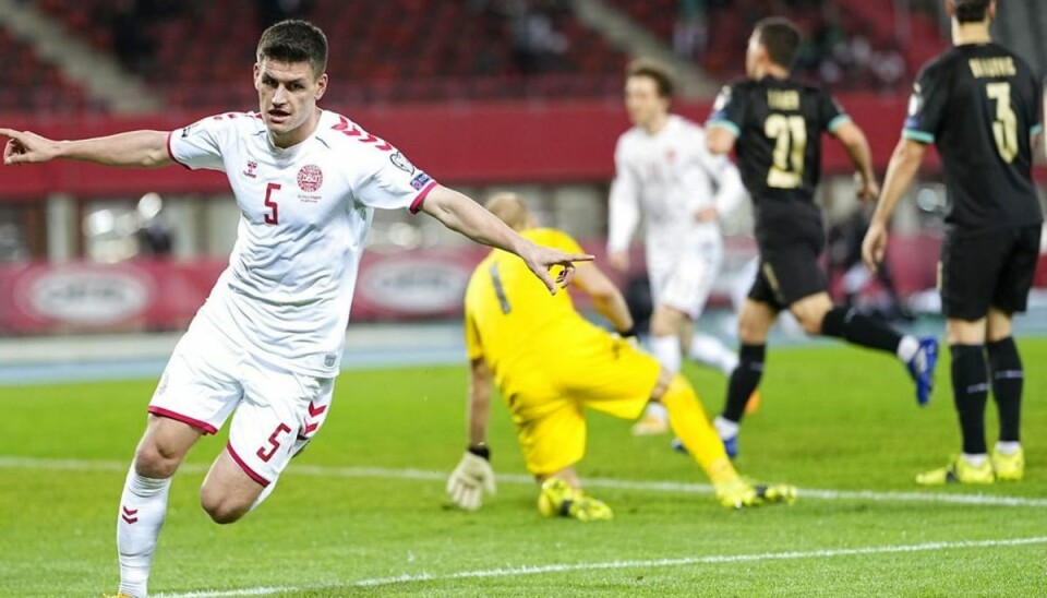 Østrig banket ud af banen Danmark vinder 4-0 over Østrig. Foto: Kim Price/Scanpix.