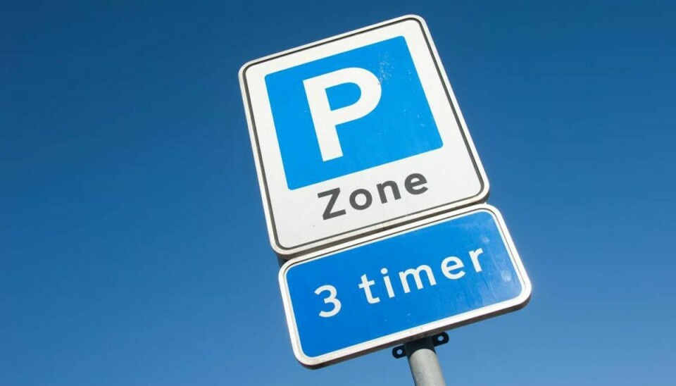 Der findes 2.850 antal offentlige parkeringspladser i Kolding midtby. Efter 1. maj vil det være gratis at parkere på 2.270 af pladserne. Foto: Colourbox.com (Modelfoto)