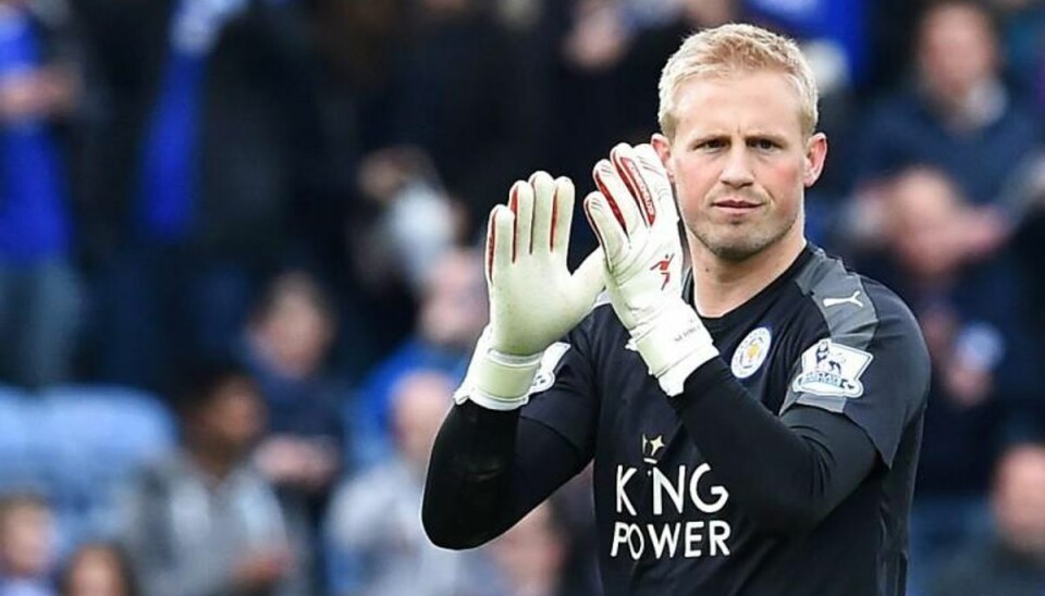 Så tæt er Schmeichel og Leicester på mesterskab Efter Tottenhams point-tab mandag aften er Kasper Schmeichel og Leicester meget tæt på at vinde det engelske mesterskab. Arkivfoto: Scnapix.