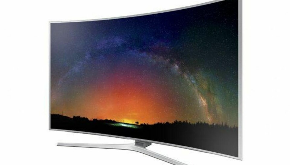 Samsung er tilsyneladende den eneste af de store tv-producenter, som fortsat tror på, at forbrugerne vil have buede tv-skærme. (arkivfoto) Foto: Samsung/Free