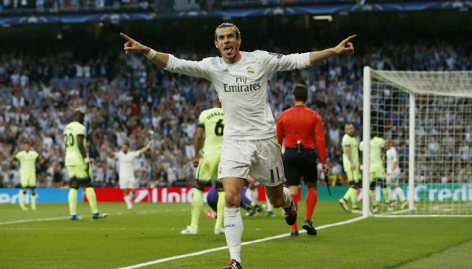 Et afrettet skud fra Gareth Bale afgjorde semifinalen til Real Madrids fordel. Foto: Carl Recine/Reuters