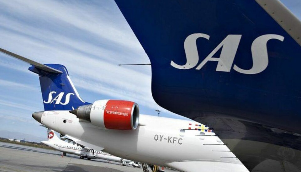SAS får flere passagerer men er stadig presset Det går fremad med passagertallet, men det er ikke på de korte ture. Foto: Henning Bagger/Scanpix