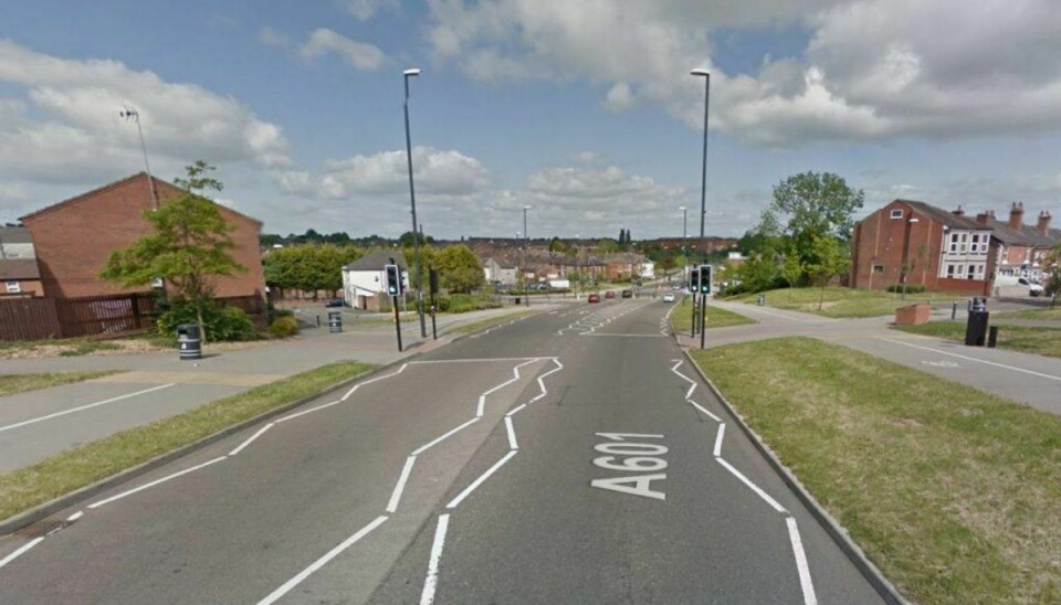 22-årige Samuel Watts er blevet idømt ni års fængsel for drabet på pensionisten Melvyn Hargreaves. Drabet fandt sted i krydset mellem Gerard Street og Mercian Way i Derby. Foto: Google Maps.
