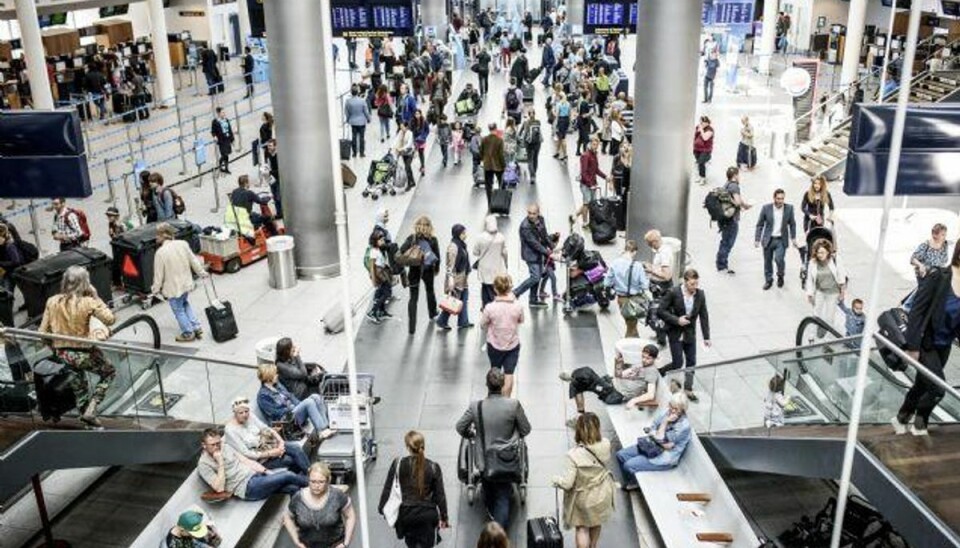 Københavns Lufthavns pinsetrafik passerer milepæl Fredag den 13. blev på ingen måde en uheldig dag for Københavns Lufthavn. Foto: Jeppe Vejlø/Scanpix