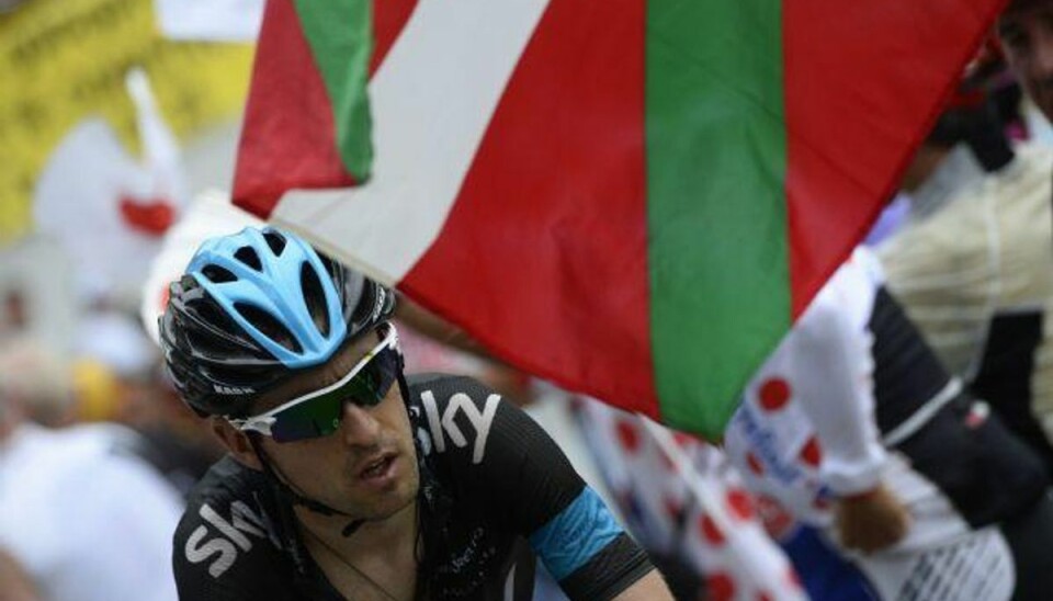 Spanier vinder bjergrig Giro-etape Mikel Nieve snuppede en stor sejr i Giroen på fredagens 13. etape. Arkivfoto. Foto: Lionel Bonaventure/AFP
