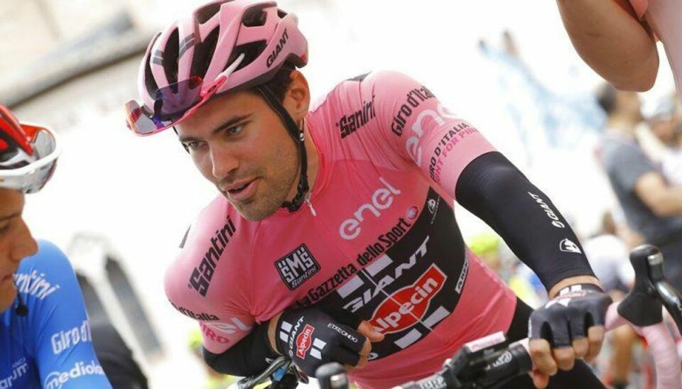Giro-favorit trækker sig med siddesår Tom Dumoulin har trukket sig. Foto: LUK BENIES/Scanpix (Arkivfoto)
