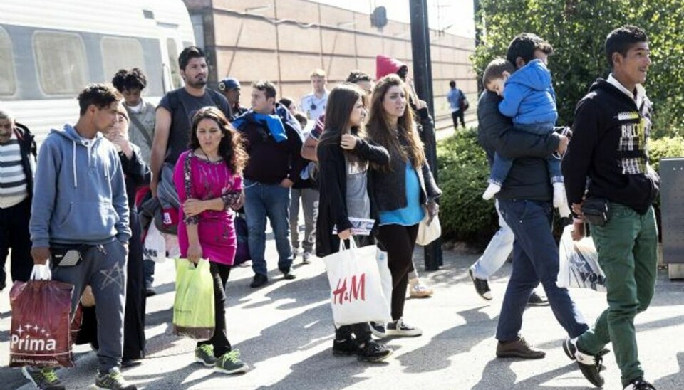 Flygtningestrøm slår kraftigt igennem i ny befolkningsprognose De mange migranter, indvandrere og flygtninge, der er kommet til Danmark det seneste år, ændrer betydeligt Danmark Statistiks befolkningsfremskrivning. Foto: Mikkel Berg Pedersen/Scanpix