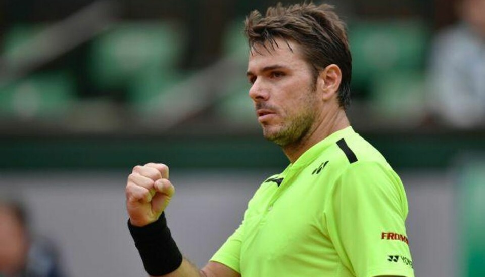 French Open-mester møder spansk overraskelse French Open-mester Stanislas Wawrinka besejrede søndag serbiske Viktor Troicki 7-6, 6-7, 6-3, 6-2. I kvartfinalen møder han spanske Albert Ramos-Vinolas. Foto: Philippe Lopez/AFP