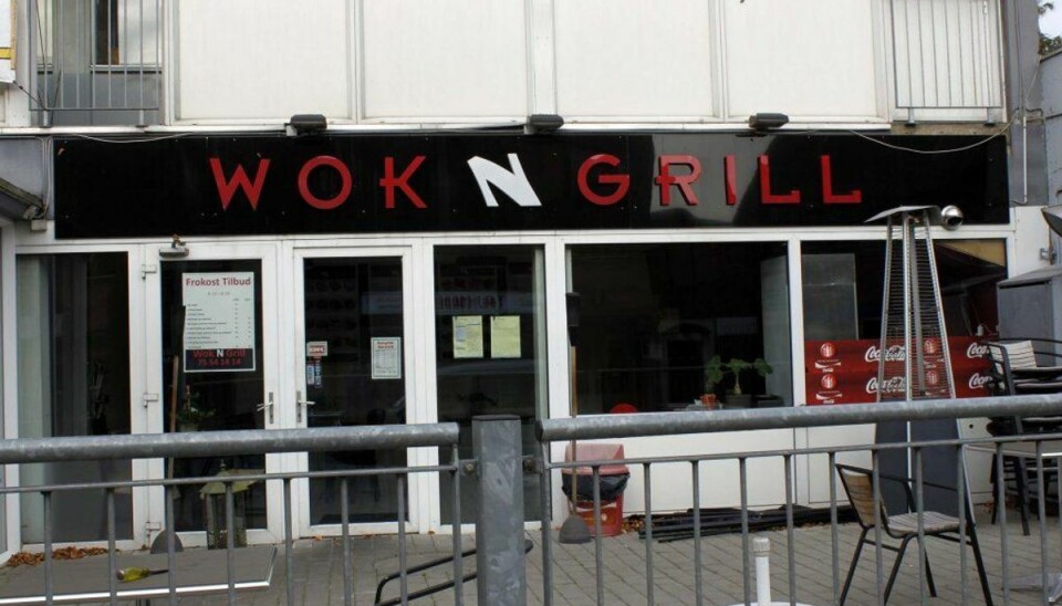 Hos Wok N Grill på Haderslevvej lader man hånt om rengøringen. Fødevarestyrelsen fandt blandt andet døde insekter. Ejeren synes, Fødevarestyrelsen er for skrappe. Foto: Elo Christoffersen (Arkivfoto)