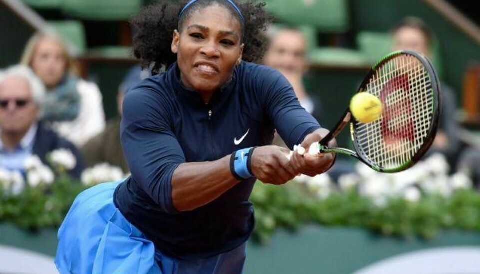 Serena Williams kan blive den ældste vinder af French Open. Foto: Philippe Lopez/AFP