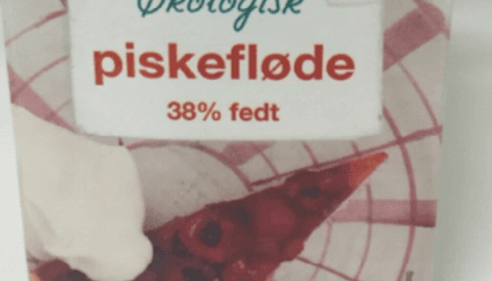 Fødevarestyrelsen tilbagekalder denne piskefløde fra Thise på grund forkert datomærkning. Foto: Fødevarestyrelsen. Fødevarestyrelsen tilbagekalder denne piskefløde fra Thise på grund forkert datomærkning. Foto: Fødevarestyrelsen.