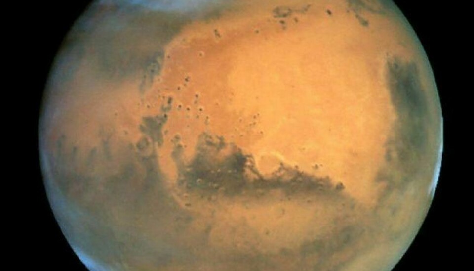 Et område på planeten Mars (billedet) bliver opkaldt efter den danske marsforsker Jens Martin Knudsen. Foto: Nasa/public Domain/wikimedia/Free