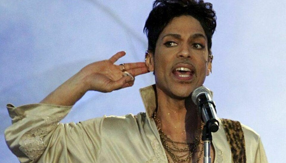Popmusikeren Prince døde ifølge politifolk af en overdosis. Foto: Olivia Harris/Scanpix