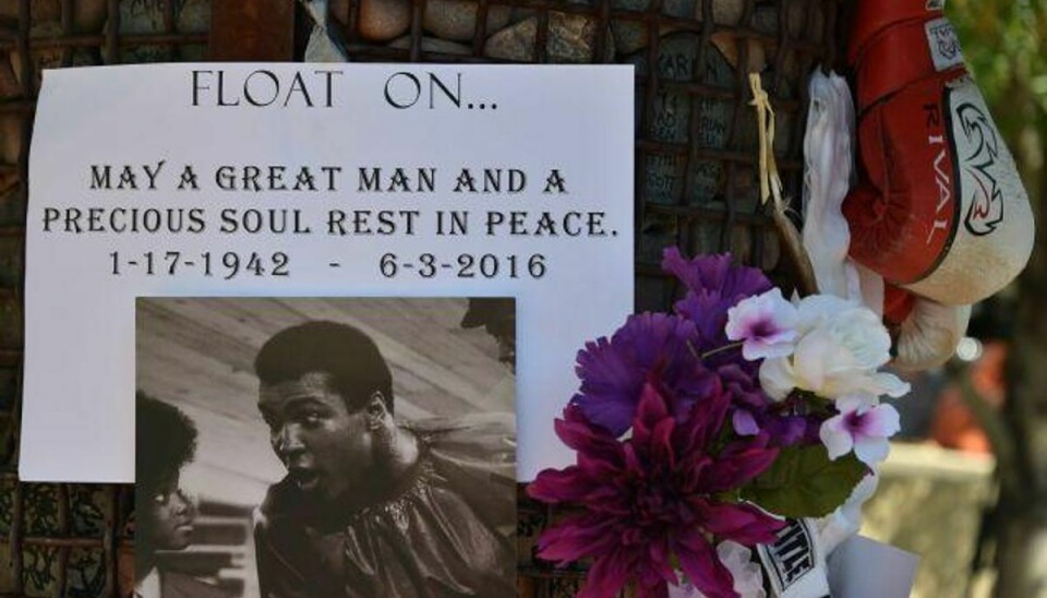 Muhammad Ali skal begraves på fredag. Foto: Nelson Almeida/AFP