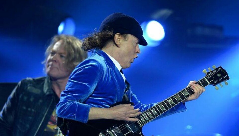 Aarhus spærres af: I aften spiller AC/DC AC/DC spiller i aften i Aarhus. Foto: BORIS HORVAT/Scanpix (Arkivfoto)