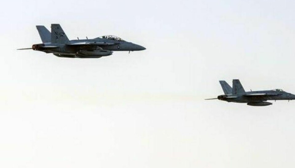 Danske F-16-fly var med i fejlslagen mission i Syrien. Foto: Forsvaret/Free