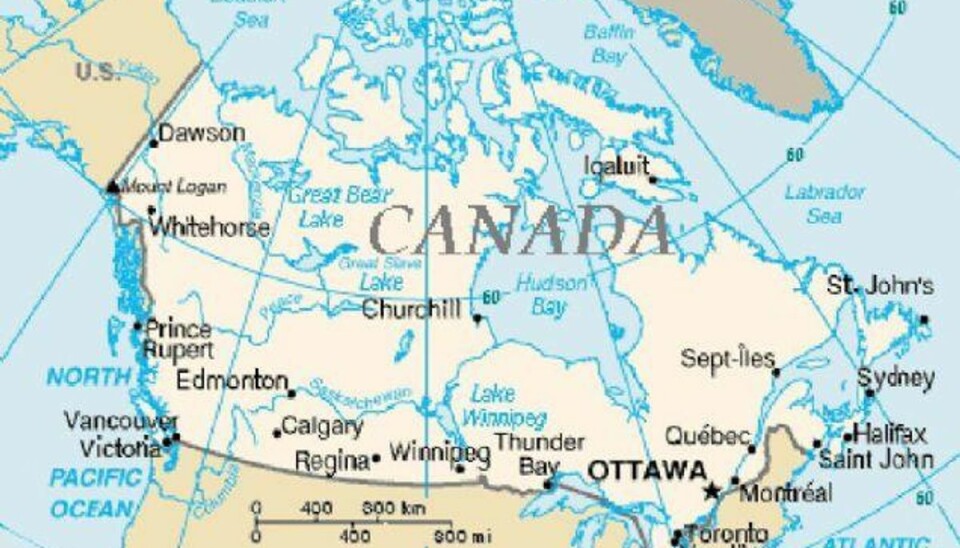 Dansk kvinde dør efter fald i canadisk vildmark I den vestlige del af Canada har en dansk kvinde mistet livet efter en ulykke i nationalpark. Genrefoto Foto: Cia/public Domain/wikimedia/Free