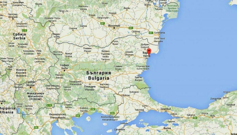 Manden mistede livet på en ferie med DUF-Rejser til den bulgarske by Golden Sands. Foto: Google Maps.