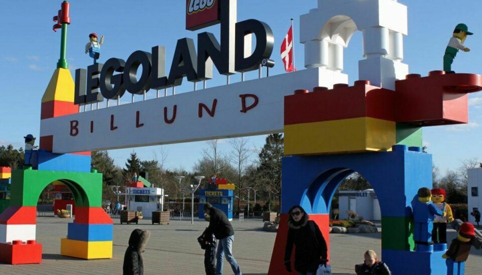 I Legoland er der i forbindelse med højsæsonen og med forventningen om et stort antal gæster indsat ekstra sikkerhedspersonale ved indgangen. Foto: Elo Christoffersen (Arkivfoto)