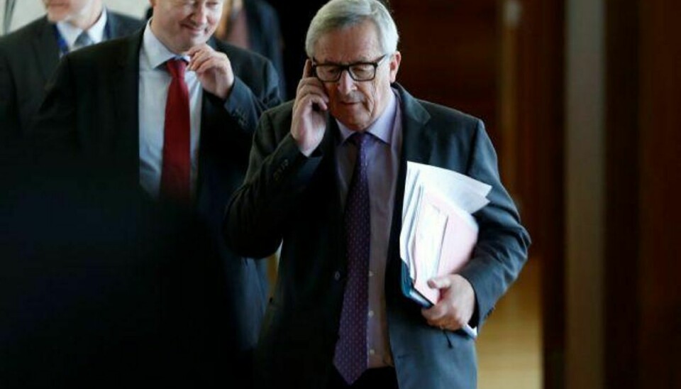 Siden briterne stemte sig ud af EU, har formanden for EU-Kommissionen, Jean-Claude Juncker, hovedsageligt holdt sig til fransk og tysk i sine udtalelser og taler. Arkivfoto. Foto: Francois Lenoir/Reuters