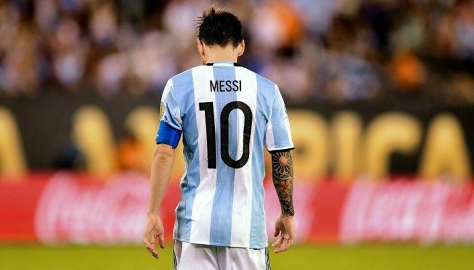 Den argentinske fodboldstjerne Lionel Messi og hans far er idømt 21 måneders fængsel for skattesvig, skriver nyhedsbureauet Reuters. Arkivfoto: ALFREDO ESTRELLA/Scanpix
