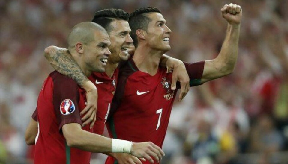 Portugal er klar til semifinalen ved EM. Foto: Yves Herman/Reuters