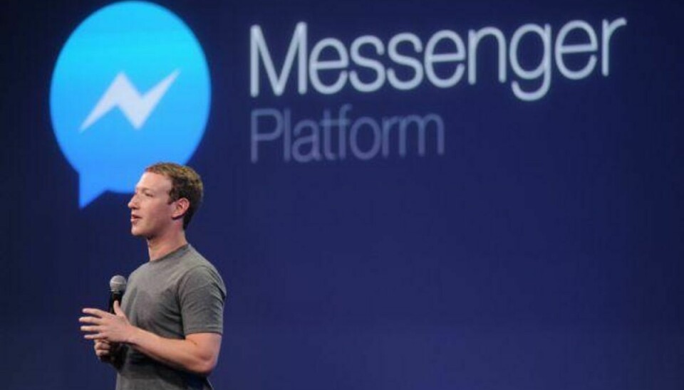 Facebook vil i løbet af sommeren indføre krypterede beskeder. Foto: Josh Edelson/AFP