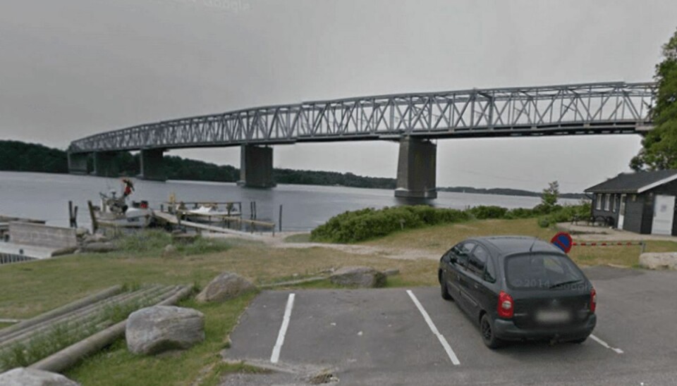 Den Gamle Lillebæltsbro bliver i nat spærret totalt på grund af vejarbejde. For sidste gang. I denne omgang. Foto: Google Street View.
