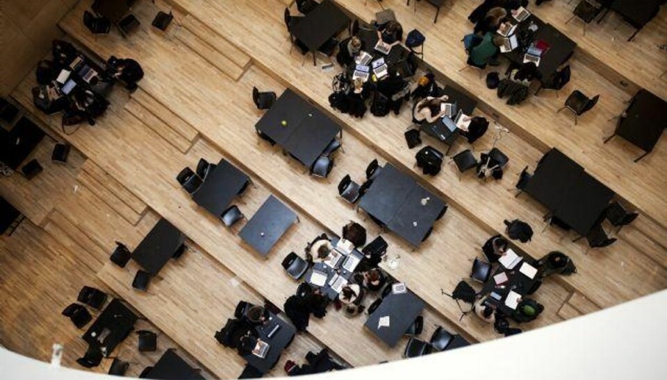 Studier får igen rekordoptag: Men flere tusind får afslag 94.776 har søgt ind på en videregående uddannelse i 2016, og 66.439 er optaget, hvilket er 1138 flere personer end i 2015. Foto: Camilla Rønde/Scanpix