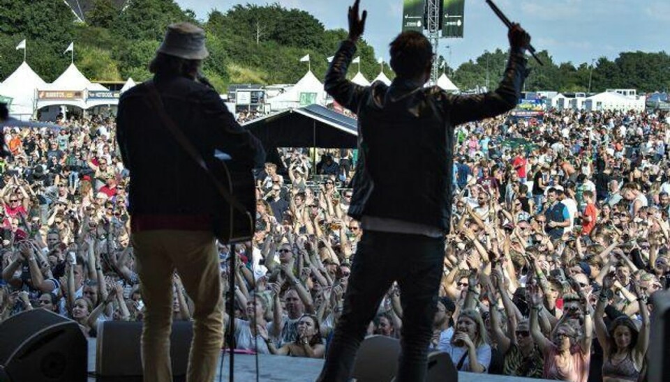 Regnvejr gav færre gæster til årets Grønne Koncerter Besøgstallet til Grøn Koncert er faldet for andet år i træk. Foto: Henning Bagger/Scanpix