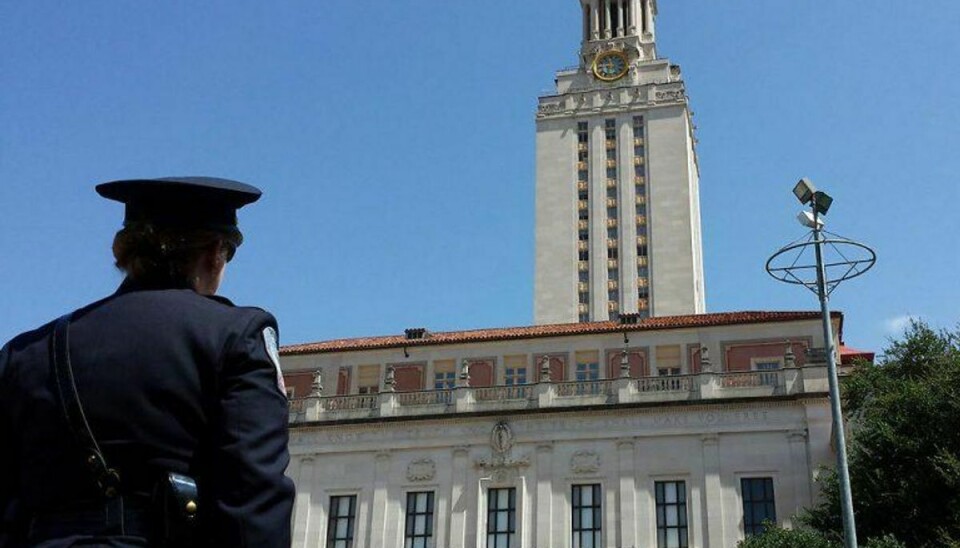 Loven tillader studerende at medbringe våben i klasseværelser som her på University of Texas. Foto: REUTERS/Jon Herskovitz/Scanpix.
