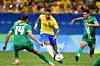 Neymar og Brasilien er pressede før mødet med Danmark natten til torsdag efter nyt skuffende resultat. Foto: Evaristo Sa/AFP