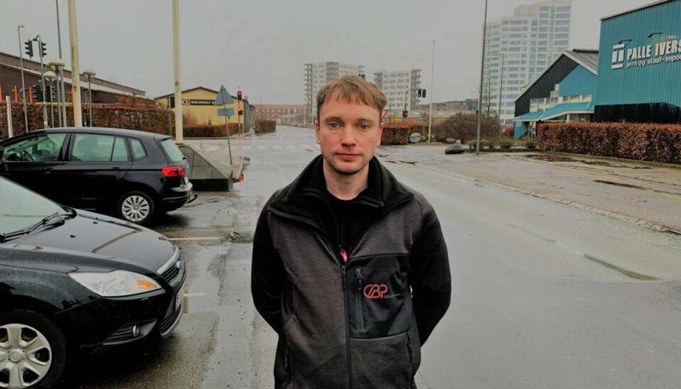 Johnni løftede 45 tons på én dag Johnni Cooke blev fyret i februar. Foto: Fagbladet 3F