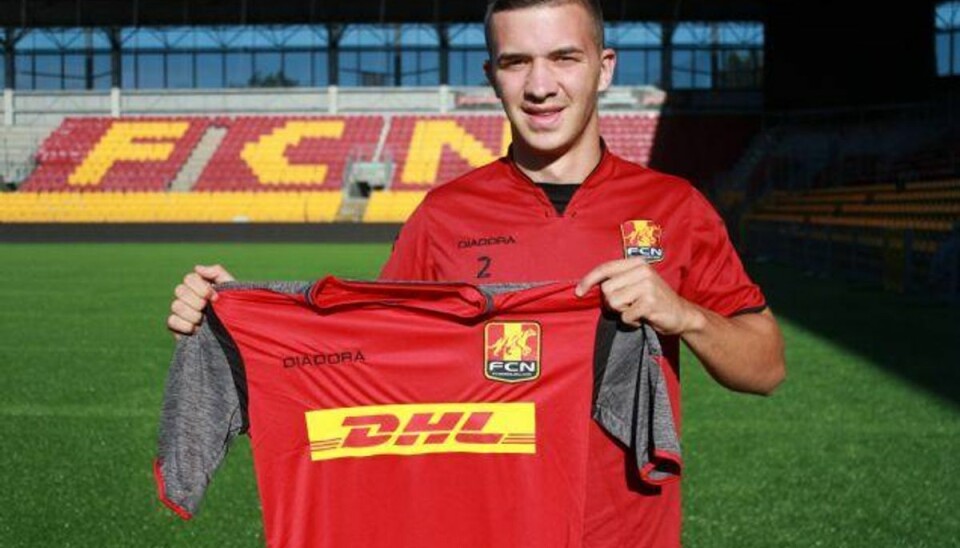 FC Nordsjælland henter højre back i Kroatien Karlo Bartolec får trøje nummer 2 i FC Nordsjælland. Foto: Fcn.dk/Free