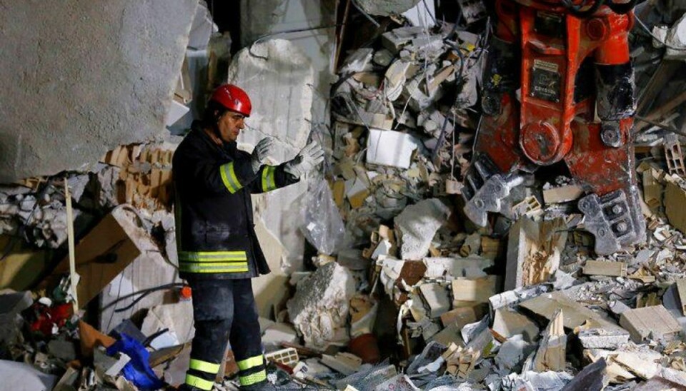 Nu er dødstallet oppe på 247 efter jordskælvet i Italien. Foto: Stefano Rellandini/Scanpix.