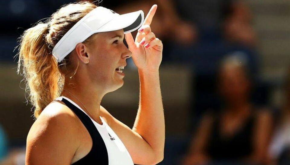 Klar til 4. runde: Wozniacki udspiller særpræget rumæner Caroline Wozniacki er klar til fjerde runde ved US Open. Foto: Scanpix