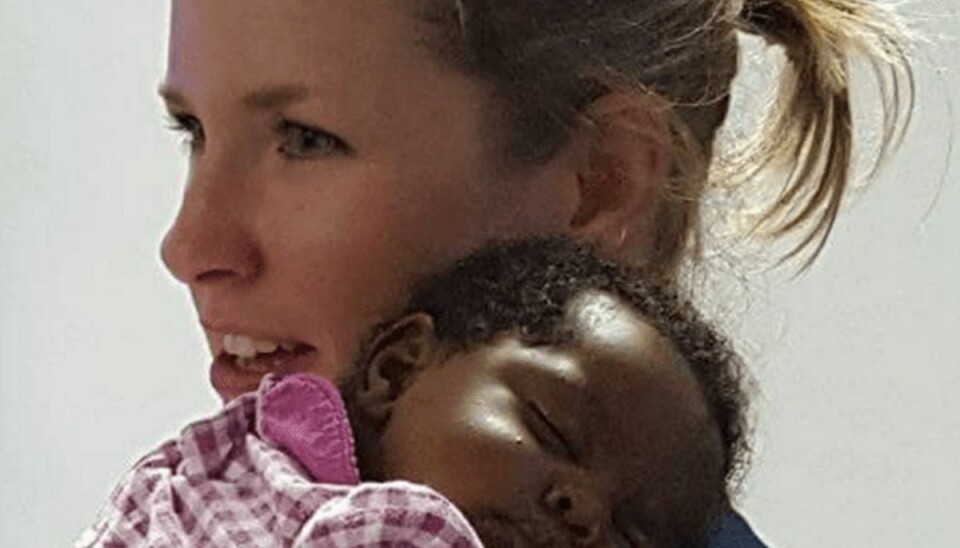 Foto: Facebook Det her er billedet Michelles mand lagde op på Facebook.Foto: Facebook